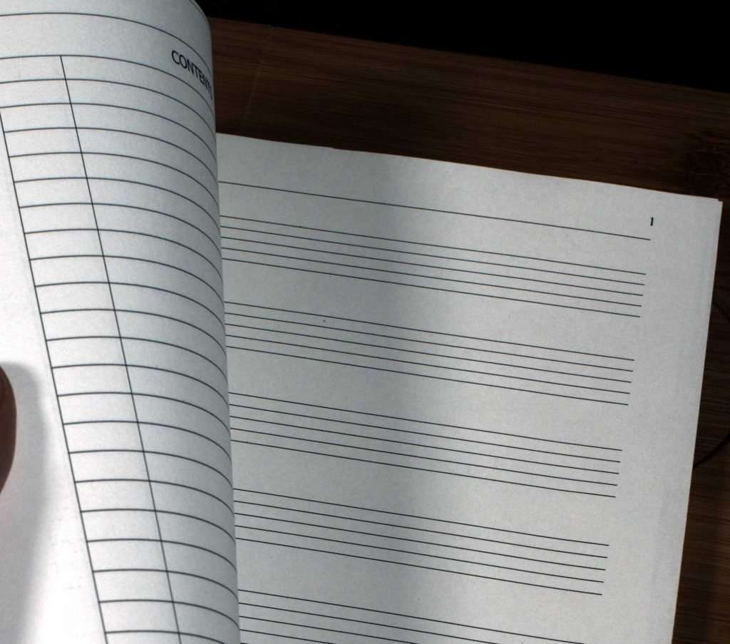 Composer's Manuscript Notebook