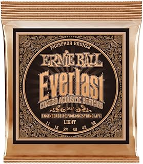 Ernie Ball Phosphor Bronze Everlast String Pack